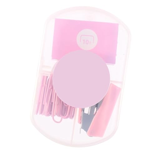 OVAQUIXI Bemühungen, Kompakten Kleinen Süßen Hefter zu Retten, um Papiere in der Schule und Im Büro Ordentlich zu Organisieren (PINK) von OVAQUIXI