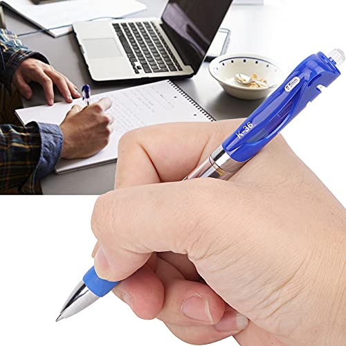 OVAQUIXI Bequeme Grip Press Carbon -Neutral -Gel Stifte Klare Handschrift für 12 PCs Office Stationary Supply Set (BLUE) von OVAQUIXI