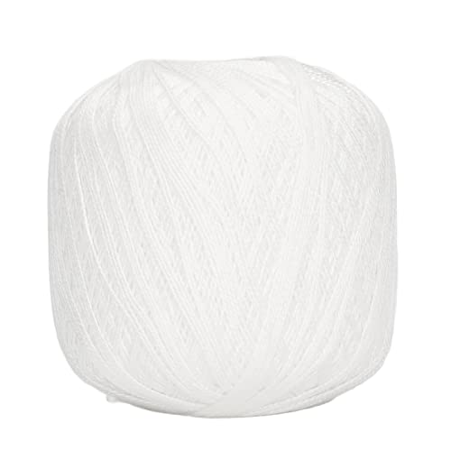 OVAQUIXI Bequemer Weißes Baumwollhäkchenfaden, Einfache Lagerung von Baumwollgarn Zum Stricken, 1 PC für den Haushalt OVAQUIXI Bequemer Weißes Baumwollhäkchenfaden, Einfache Lagerung von Baumwollgarn Zum Stricken, 1 PC für den Haushalt von OVAQUIXI