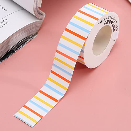OVAQUIXI Clear Writing Print Label Tape Ribbon für Kingjim/Tepra -Kennzeichnung, Langlebiges Thermalpapier, 2pcs-Etikett-Maschinenklebeband für Langlebige Qualität von OVAQUIXI