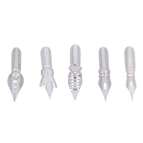 OVAQUIXI Comic Dip Stift Nibs Dünne Linien Stiftnibs für Filigree Designarbeiten - 5 Ersatznibs mit Speicherbox von OVAQUIXI