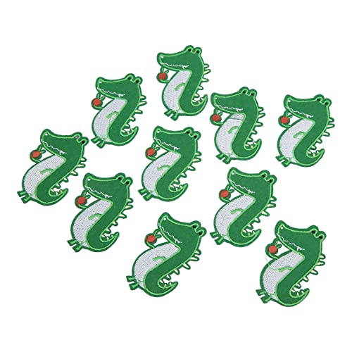OVAQUIXI DIY Machen Eisenpflaster 10 Stcs Green Animal Must von OVAQUIXI
