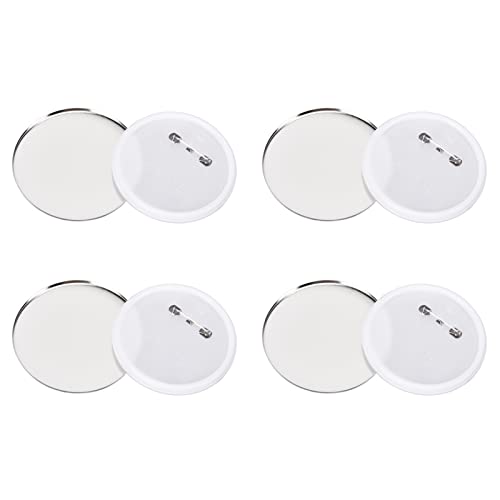 OVAQUIXI DIY Tinplate Badge Back Cover Set Rostproofes Festes Werkzeug für Weihnachten Geburtstagsgeschenke für Handwerksbegeisterte 100pcs (100 Sätze 75-mm-Abzeichen) von OVAQUIXI