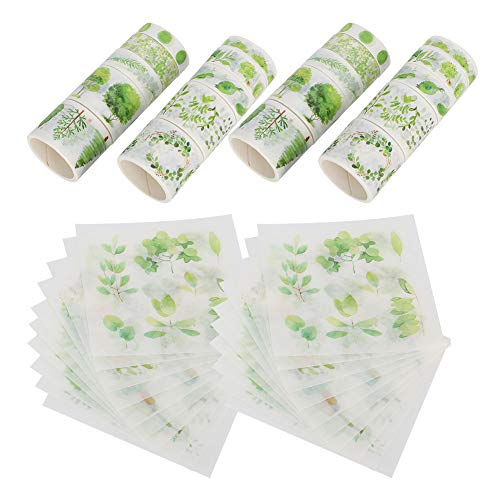 OVAQUIXI Dekoratives Washi Tape Aufkleber Set mit Kleber Hoher Viskosität für DIY Scrapbook Hüllkurve Versiegelungsaufkleber Weites Gebrauchswaschanlagenaufkleber für Becher und Umschläge OVAQUIXI Dekoratives Washi Tape Aufkleber Set mit Kleber Hoher Viskosität für DIY Scrapbook Hüllkurve Versiegelungsaufkleber Weites Gebrauchswaschanlagenaufkleber für Becher und Umschläge von OVAQUIXI