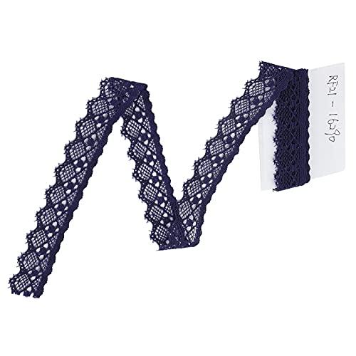 OVAQUIXI Dekorieren von Basteln Dunkelblau Spitzenband 10 Yard 2 Cm Breite für Kleidungszubehör DIY -Materialien OVAQUIXI Dekorieren von Basteln Dunkelblau Spitzenband 10 Yard 2 Cm Breite für Kleidungszubehör DIY -Materialien von OVAQUIXI