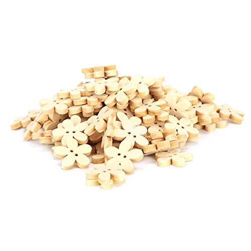 OVAQUIXI Dicke Holzknopf Kit Robus Chipknöpfe 100pcs 2 Cm Pflaumenblüte Nähknöpfe Kleidungsdekoration Zum Stricken, Aufkleber, Kartenherstellung OVAQUIXI Dicke Holzknopf Kit Robus Chipknöpfe 100pcs 2 Cm Pflaumenblüte Nähknöpfe Kleidungsdekoration Zum Stricken, Aufkleber, Kartenherstellung von OVAQUIXI