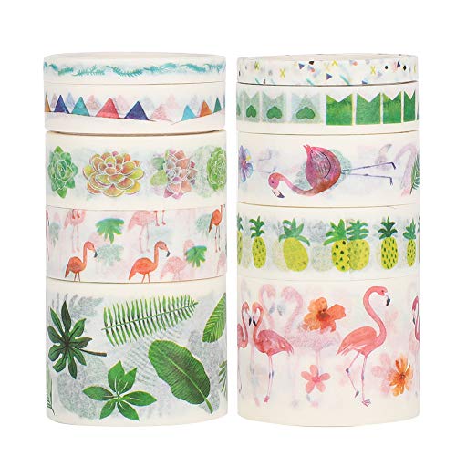 OVAQUIXI Dream Flamingo Washi Tape Sticker Selbstklebende Handwerksdekoration für DIY-Liebhaber OVAQUIXI Dream Flamingo Washi Tape Sticker Selbstklebende Handwerksdekoration für DIY-Liebhaber von OVAQUIXI