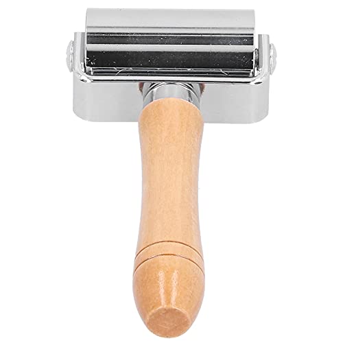 OVAQUIXI Edelstahl -Lederrollenrollenrolle für Lederverbindung und Falten für Lederhandwerker und -Enthusiasten (60 mm) von OVAQUIXI
