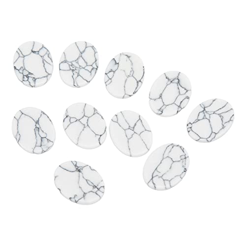 OVAQUIXI Flache Türkisfarbene Steine glänzende DIY -Schmuckstein für Ohrringe Armband Anhänger, 10pcs Schöne Flatback -Türkis für Handwerks-, Leicht und Tragbare Schmuckzubehör für Alle (Breite 10 OVAQUIXI Flache Türkisfarbene Steine glänzende DIY -Schmuckstein für Ohrringe Armband Anhänger, 10pcs Schöne Flatback -Türkis für Handwerks-, Leicht und Tragbare Schmuckzubehör für Alle (Breite 10 von OVAQUIXI