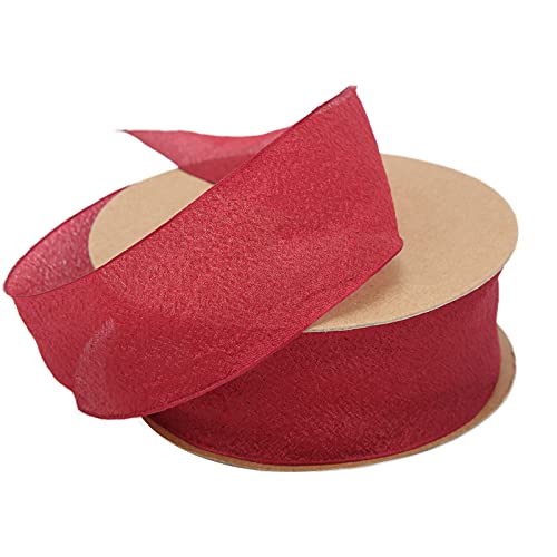 OVAQUIXI Geschenkbänder Rot 20 Meter Elegante Transparente Spitze Zum Handwerk, Geschenkverpackung und Haarbogen für Anfänger, Polyestermaterial, Polyestermaterial OVAQUIXI Geschenkbänder Rot 20 Meter Elegante Transparente Spitze Zum Handwerk, Geschenkverpackung und Haarbogen für Anfänger, Polyestermaterial, Polyestermaterial von OVAQUIXI