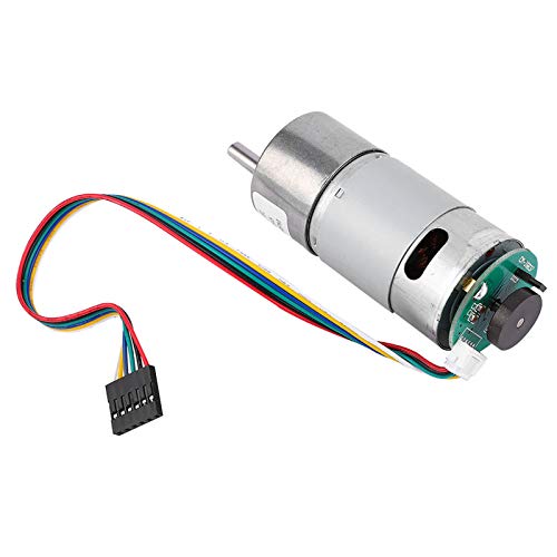 OVAQUIXI Großer Torsionsgetriebemotor mit 12 V 10~1500 U/Min Motorgeschwindigkeitsreduzierungsgeschwindigkeit für Intelligente Geräte (24 V, Geschwindigkeit 10) von OVAQUIXI