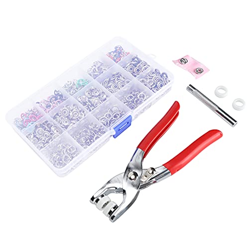 OVAQUIXI Hollow Snap Metal -Befestigungsmittelkit mit Handpresszelle für Kleidungsstättenzubehör in Plastik -Aufbewahrungsbox Zur Schneiderei für Schneiderei OVAQUIXI Hollow Snap Metal -Befestigungsmittelkit mit Handpresszelle für Kleidungsstättenzubehör in Plastik -Aufbewahrungsbox Zur Schneiderei für Schneiderei von OVAQUIXI