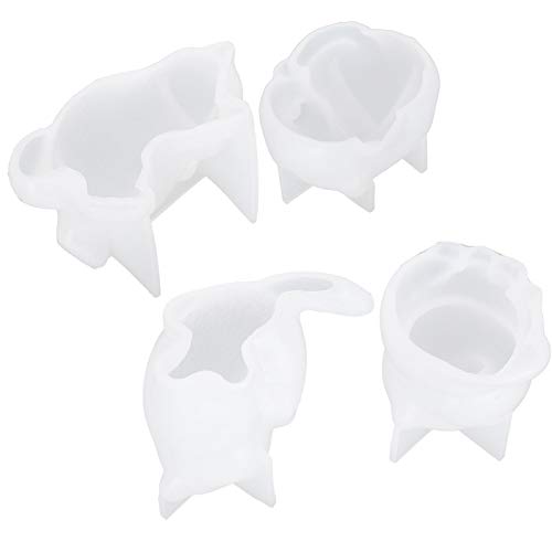 OVAQUIXI Katze Silikonform Set Haltbar und EasyToclean für -Handwerksorte, 4pcs Katzenform für Familien und Freunde Geschenke OVAQUIXI Katze Silikonform Set Haltbar und EasyToclean für -Handwerksorte, 4pcs Katzenform für Familien und Freunde Geschenke von OVAQUIXI