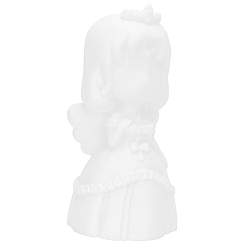 OVAQUIXI Kinderputzpuppe 7,7 Zoll Weißer Billet -Skulpturform mit Pigment, Figuren Zum Malen, Ideal für Kinderspielzeug, Sparetopf und Ornamente OVAQUIXI Kinderputzpuppe 7,7 Zoll Weißer Billet -Skulpturform mit Pigment, Figuren Zum Malen, Ideal für Kinderspielzeug, Sparetopf und Ornamente von OVAQUIXI