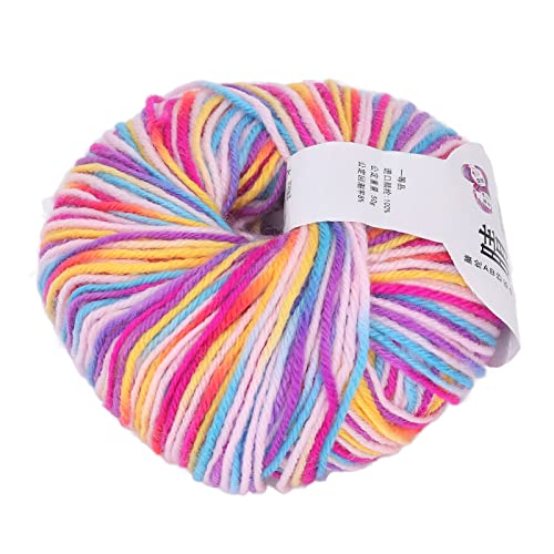 OVAQUIXI Klobiger Häkelgarn -Gradient Multi -Farben Langlebiger Acryl, Mitteldicke Garn für Pulloverhutpuppe, Geeignet für Häkeln von Enthusiasten, die Meisten Szenarien OVAQUIXI Klobiger Häkelgarn -Gradient Multi -Farben Langlebiger Acryl, Mitteldicke Garn für Pulloverhutpuppe, Geeignet für Häkeln von Enthusiasten, die Meisten Szenarien von OVAQUIXI