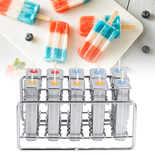 OVAQUIXI Küchenversorgungen Edelstahl -Eiscreme Kit Easy Entfernung Hausgemachter Eis Am Stiel IDEE OVAQUIXI Küchenversorgungen Edelstahl -Eiscreme Kit Easy Entfernung Hausgemachter Eis Am Stiel IDEE von OVAQUIXI