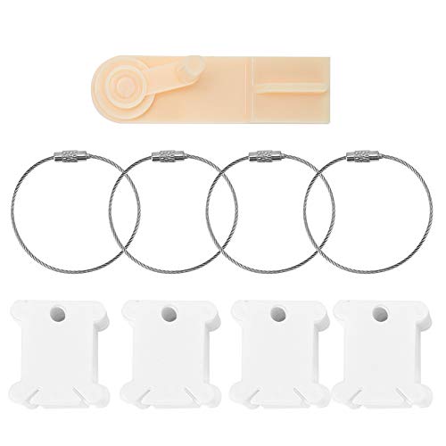 OVAQUIXI Kunststoff FLOSS Spulen -Set Langlebige Fadenmanagement -Werkzeug Handbuch Wicklung für Cross Stitch Enthusiasten 100pcs Weiß OVAQUIXI Kunststoff FLOSS Spulen -Set Langlebige Fadenmanagement -Werkzeug Handbuch Wicklung für Cross Stitch Enthusiasten 100pcs Weiß von OVAQUIXI