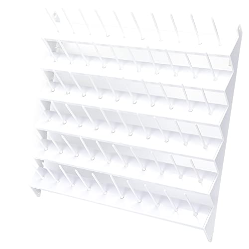 OVAQUIXI Kunststoff -Fadenregal Effizienter 60 Spulen Organizer für Überschobenmaschine, Zubehör für Heimnähung OVAQUIXI Kunststoff -Fadenregal Effizienter 60 Spulen Organizer für Überschobenmaschine, Zubehör für Heimnähung von OVAQUIXI