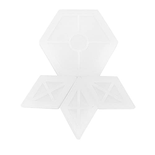 OVAQUIXI Langlebige Silikonformen Formharzgusskit für Handwerker, Set von 4 Silikonformen für Wohnkernkreationen von OVAQUIXI