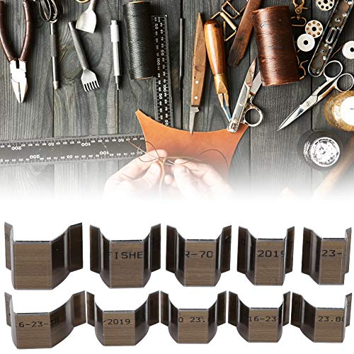 OVAQUIXI Ledergürtel Endschneider Langlebiger Hochgeschwindigkeits-Stahl-V-Formhandwerk für Schnelle Prototyping 10pcs (quadratischer Schwanz) von OVAQUIXI