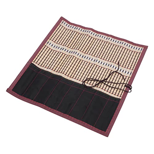 OVAQUIXI Malerei Pinsel Bambus Rolling Bag Feuchtigkeitsdichtes Atmungsaktives Kalligraphie-Stiftkoffer für Kunstartikel OVAQUIXI Malerei Pinsel Bambus Rolling Bag Feuchtigkeitsdichtes Atmungsaktives Kalligraphie-Stiftkoffer für Kunstartikel von OVAQUIXI