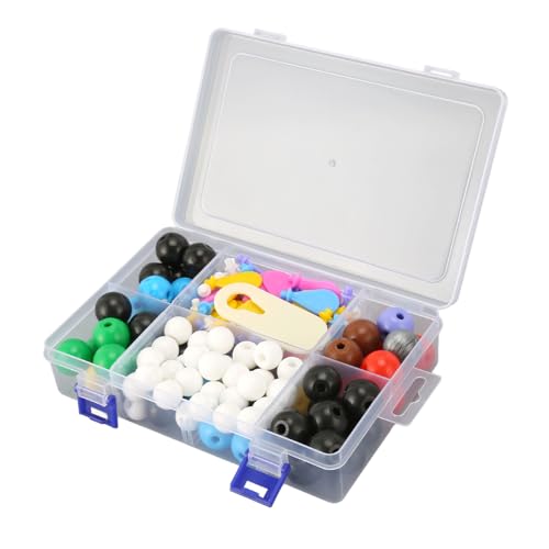 OVAQUIXI Molekulare Modelle Kit Professionelle Organische Chemie Molekularstruktur Modelllehrer und Schülerkit, Bildungs 3D Atom Ball Molecular Modeling Set für Praktisches Lernen, 78 Atome 110 OVAQUIXI Molekulare Modelle Kit Professionelle Organische Chemie Molekularstruktur Modelllehrer und Schülerkit, Bildungs 3D Atom Ball Molecular Modeling Set für Praktisches Lernen, 78 Atome 110 von OVAQUIXI