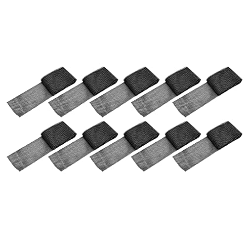 OVAQUIXI Nähen Spitzenbänder Exquisite Handwerksdekoration Netzverkleidung Nähkleidung mit 10 Metern 60 Mm Stadelstapf (Schwarz - S5) von OVAQUIXI