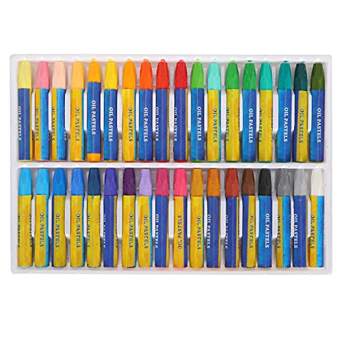 OVAQUIXI Ölpastellset Lebendige Farben Glattes Mischmalerei Buntstift-Set für, Künstler, 12-Pack (Neue 36 Farben (im Karton)) von OVAQUIXI