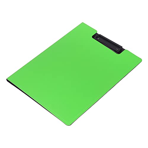 OVAQUIXI Office A4 Clipboard Ordner Langable Metall Clamp/Holder Frosted Material für Saubere Datenspeicherung (GREEN) von OVAQUIXI