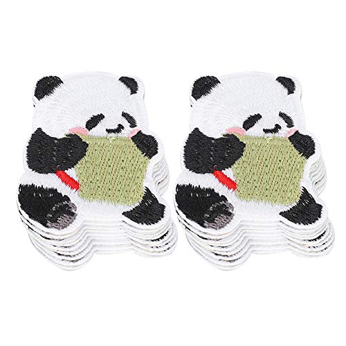 OVAQUIXI Panda Stickerei Bügeln Patch Aufkleber 20pcs DIY -Nähzubehör für Kleiderdekoration Geeignet für Schuhe, Mäntel, Taschen, Vorhänge, 5 Cm X 4 Cm OVAQUIXI Panda Stickerei Bügeln Patch Aufkleber 20pcs DIY -Nähzubehör für Kleiderdekoration Geeignet für Schuhe, Mäntel, Taschen, Vorhänge, 5 Cm X 4 Cm von OVAQUIXI