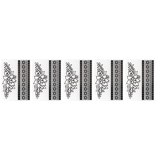 OVAQUIXI Plastikdarmordner Langlebige DIY -Karten Machen Scrapbooking -Vorlagehandwerk für Wunderschöne Papierhandwerks, 5 Sets für Scrapbooking Enthusiasten von OVAQUIXI