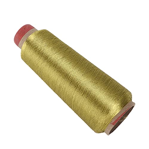 OVAQUIXI Polyester Langlebiger Nähfaden für DIY -Stickprojekt, Ideal für Nähmaschinen, Haushaltsgebrauch (GOLD) von OVAQUIXI