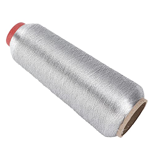 OVAQUIXI Polyester Langlebiger Nähfaden für DIY -Stickprojekt, Ideal für Nähmaschinen, Haushaltsgebrauch (SILVER) von OVAQUIXI
