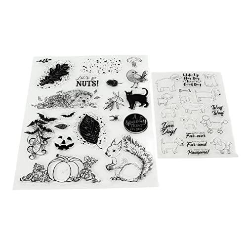 OVAQUIXI Präge Stempel Ideal für DIY -Fotoalben und Grußkarten [2pcs] Scrapbooking Supplies von OVAQUIXI