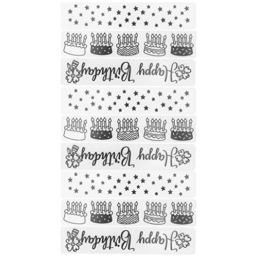 OVAQUIXI Prägevorlage Praktische Papier Geprägte Textur DIY -KARTE MACHTEN SCRAPBOSED -Vorlage Papierhandwerk Werkzeuge für Handwerksvorräte von OVAQUIXI