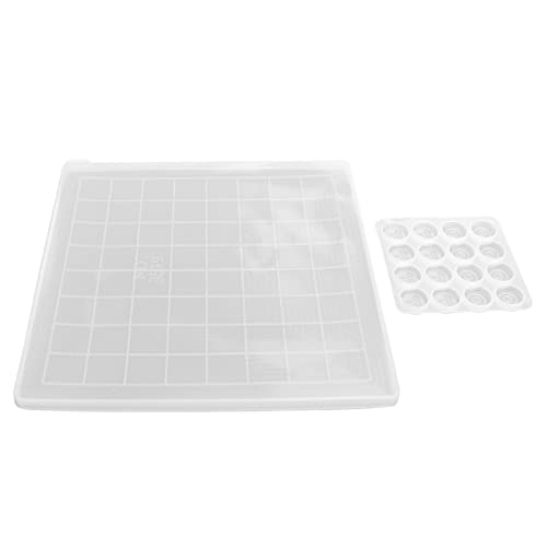 OVAQUIXI Schachformen Langlebig Silikonguss für Einzigartige Schachherstellung mit Trockenen Blüten und Pailletten, 2pcs Harzform -Kit für Anfänger und Erwachsene OVAQUIXI Schachformen Langlebig Silikonguss für Einzigartige Schachherstellung mit Trockenen Blüten und Pailletten, 2pcs Harzform -Kit für Anfänger und Erwachsene von OVAQUIXI