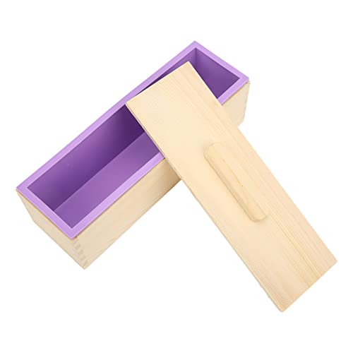 OVAQUIXI Silikonseife Laib Form Flexible Purpur Hausgemachte Seife Making -Kit mit Deckel für Anfänger OVAQUIXI Silikonseife Laib Form Flexible Purpur Hausgemachte Seife Making -Kit mit Deckel für Anfänger von OVAQUIXI
