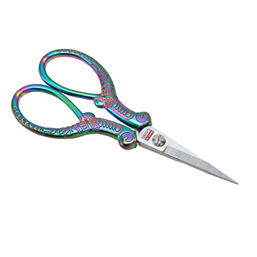 OVAQUIXI Stickerei Schere Langlebige Stahlschere für den Täglichen Gebrauch Zum Nähen und Handwerk OVAQUIXI Stickerei Schere Langlebige Stahlschere für den Täglichen Gebrauch Zum Nähen und Handwerk von OVAQUIXI