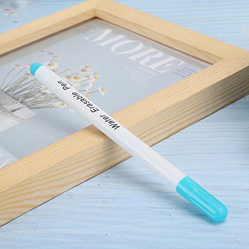 OVAQUIXI Stoffpinselmarker Set für Lederverarbeitung, 10pcs Wasserlöslicher Stift für Kleidungsstücke für Kleidungsstücke (Einzelkopf blau) von OVAQUIXI