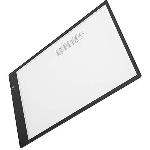 OVAQUIXI Tragbares A4 Light Box LED -Kopie -Board Ideal für die Verfolgung von Bildern, 3 Ebenen des Helligkeitsschreibers für, USB Kabel Enthalten von OVAQUIXI