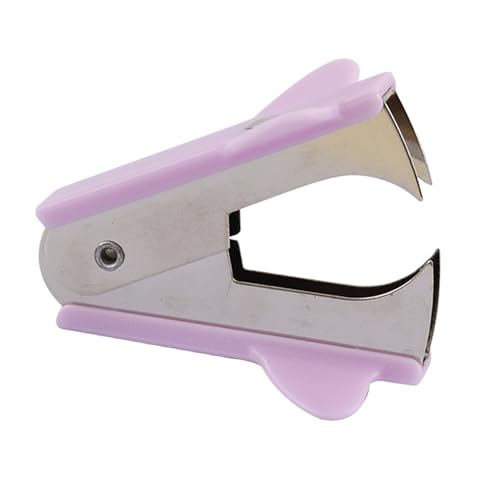 OVAQUIXI Tragbares Heftklammern Puller Leichtes Staples Entfernungsinstrument für DIY -Projekte zu Hause, Metall (PURPLE) von OVAQUIXI
