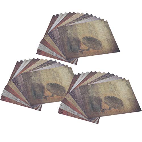 OVAQUIXI Vintage Craft Supplies Scrapbook Paper für DIY -Hintergründe, Grußkarten, 7,9 X 5,9in Dual -Offset Papier, 42 Blätter Insgesamt OVAQUIXI Vintage Craft Supplies Scrapbook Paper für DIY -Hintergründe, Grußkarten, 7,9 X 5,9in Dual -Offset Papier, 42 Blätter Insgesamt von OVAQUIXI