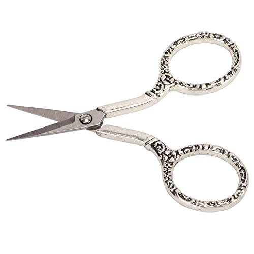 OVAQUIXI Vintage -Kette Silber Bauhinia Nähschere Edelstahl Spitz Kleine Häkelschere Zum Schnellen Schneiden von OVAQUIXI