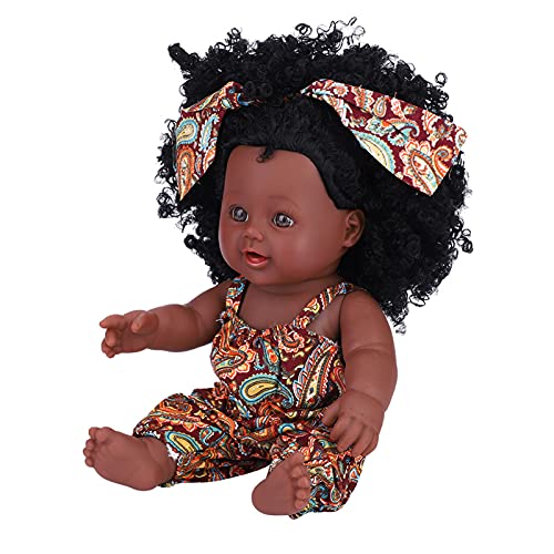 OVAQUIXI Weiche Babypuppe mit Kleidung Hohe Simulation Neugeborene Puppe für Vorbereitungsübung, Geeignet für Werdende Mütter (ASA gelber Onesie) von OVAQUIXI
