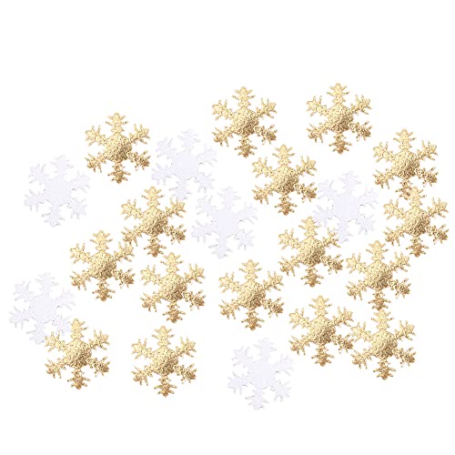 OVAQUIXI Weihnachten Schneeflocke Konfetti Glitzernd Ungiftig Dekorativ von OVAQUIXI