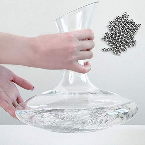 OVAQUIXI Wiederverwendbare 3 -mm -Edelstahl Dekanter Reinigungskugeln für Schnelle und Sanfte Flaschenwäsche OVAQUIXI Wiederverwendbare 3 -mm -Edelstahl Dekanter Reinigungskugeln für Schnelle und Sanfte Flaschenwäsche von OVAQUIXI