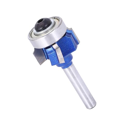 Rundfräsenschneider von 4 Zähnen für eine Effiziente Tischlerei in Elektrischen Trimmern oder Gravurmaschinen und Zuverlässigkeit, Zementiertes Carbid - 8 Mm Durchmesser (Vierschn von OVAQUIXI