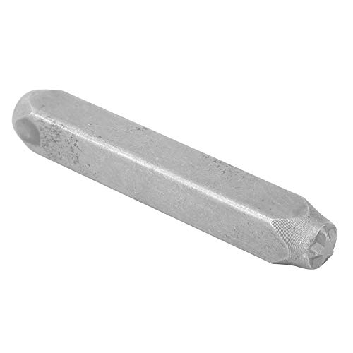Stahlsternförmige Stempelstempel Haltbar 6 Mm Breite für Metallplastikleder - CR -V Stahl Zum Markieren von Projekten von OVAQUIXI