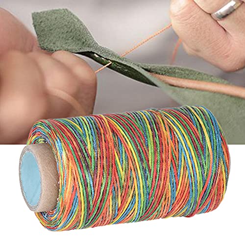 Wacher Faden für Handnähten, 250 M Flachnähfädel für Lederhandwerk, Ideal für Hochwertige Lederprodukte (COLOR) von OVAQUIXI