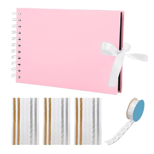 OVDGWC 1 Stück Papier Album Buch, 3 Stück Eckaufkleber Und 1 Stück Spitzenklebeband, Albumdekorationszubehör, DIY -Album -Materialien OVDGWC 1 Stück Papier Album Buch, 3 Stück Eckaufkleber Und 1 Stück Spitzenklebeband, Albumdekorationszubehör, DIY -Album -Materialien von OVDGWC